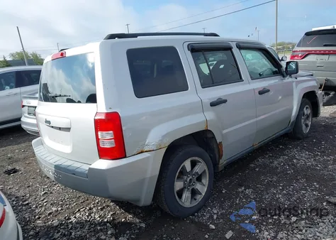 2008 Jeep Patriot Sport from USA, damaged, VIN 1J8FF28W78D749498